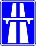 Znak Początek Autostrady