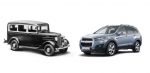 Chevrolet Suburban z 1936 roku i Captiva z 2011 roku